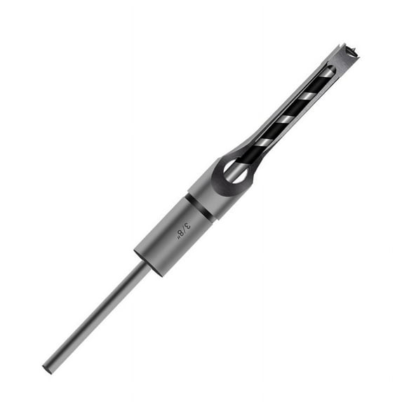 Woodworking square mortise drill Mortise chisel woodworking mortise and groove drill hole opener Square deep hole drill woodwork (12.7mm)