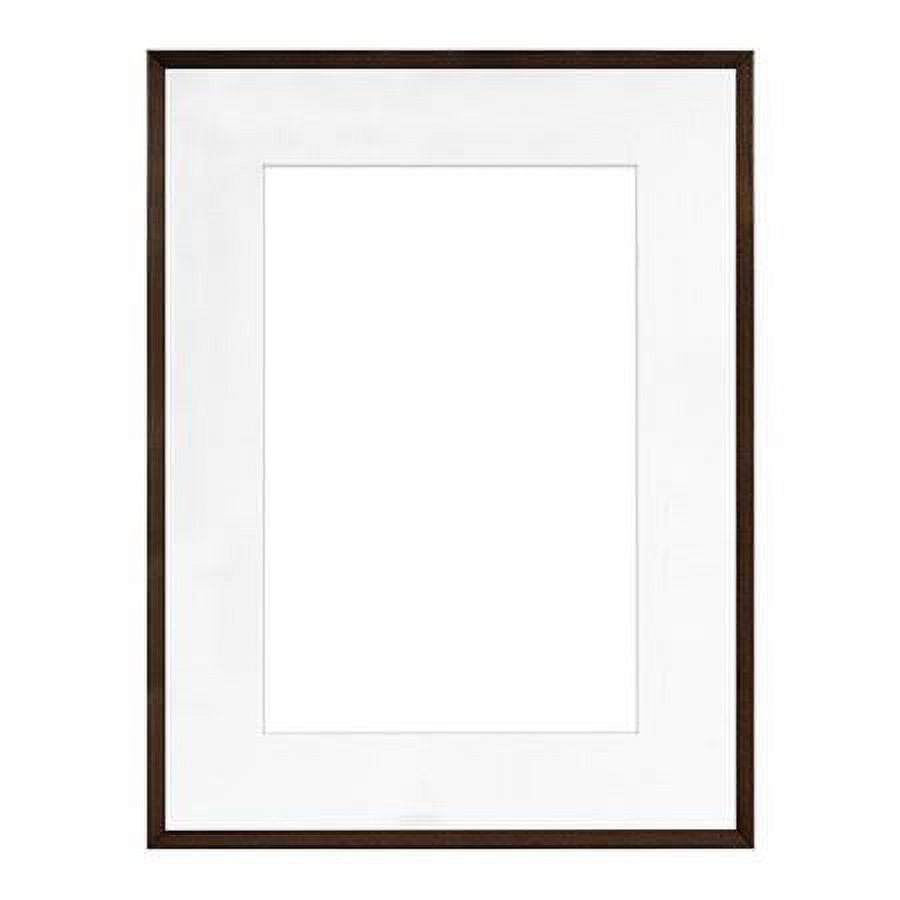 Woodworks, 18x24" Dark Espresso Hardwood Frame Matted for a 12x18" Photograph