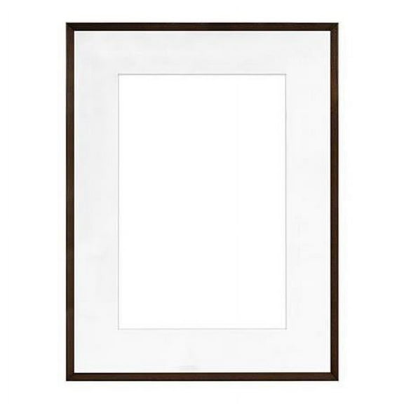 Woodworks, 18x24" Dark Espresso Hardwood Frame Matted for a 12x18" Photograph