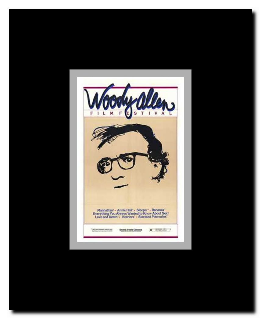 Woody Allen Film Festival Framed Movie Poster