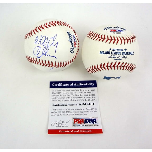 Woody Allen Legendary Director Signed Autograph OMLB Baseball PSA/DNA COA