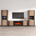 thumbnail image 1 of Woody BL-EF Electric Fireplace Entertainment Center, 1 of 6