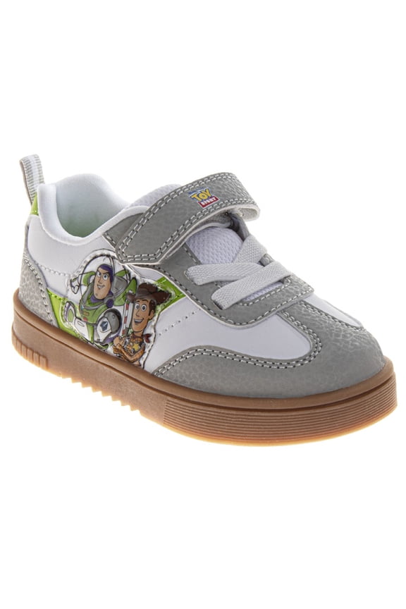 Woody and Buzz Lightyear Boys Sneakers (Toddler Little Kids), Grey White, Size: 7