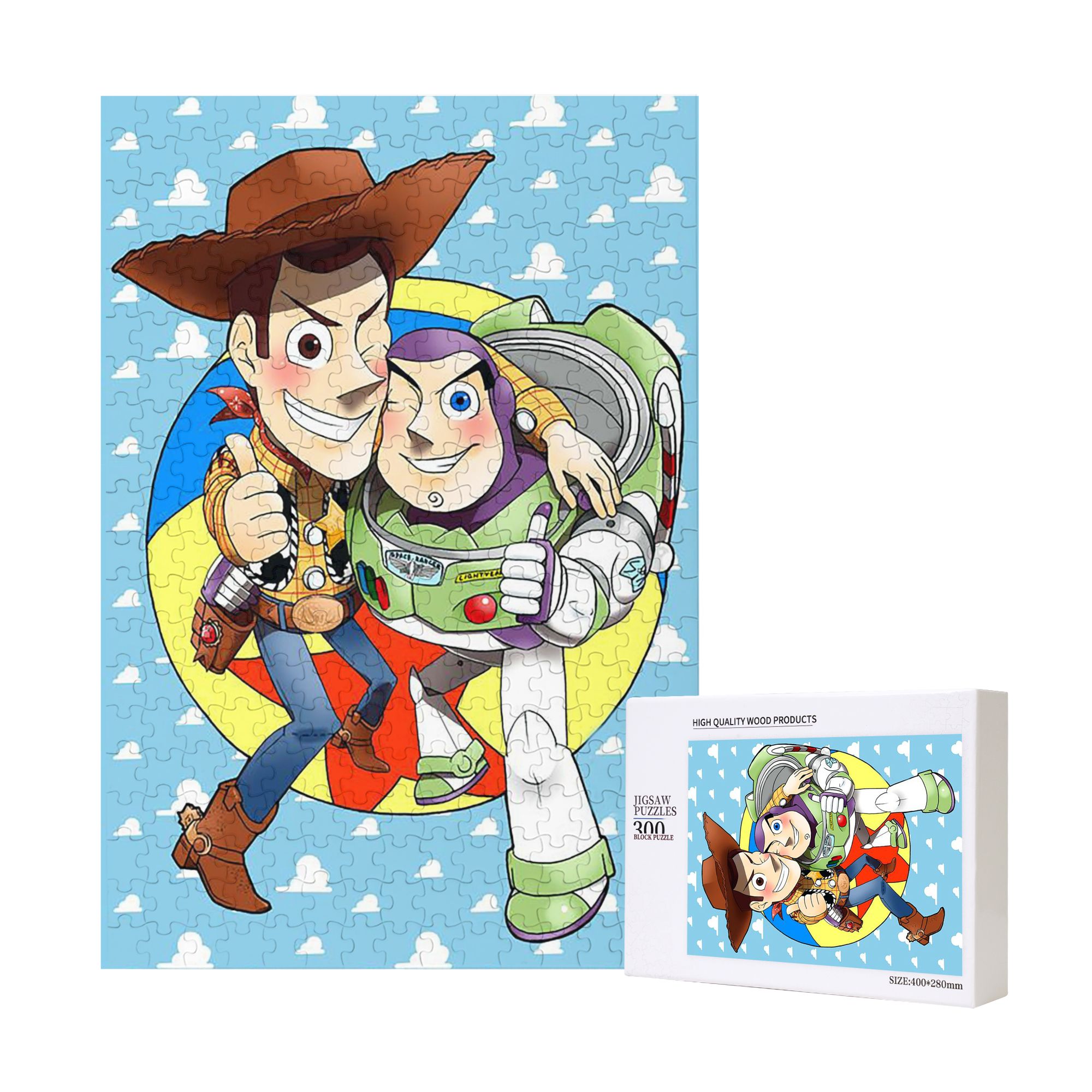 Woody Buzz Story Wooden Picture Puzzle 300 Piece Jigsaw Puzzle for ...