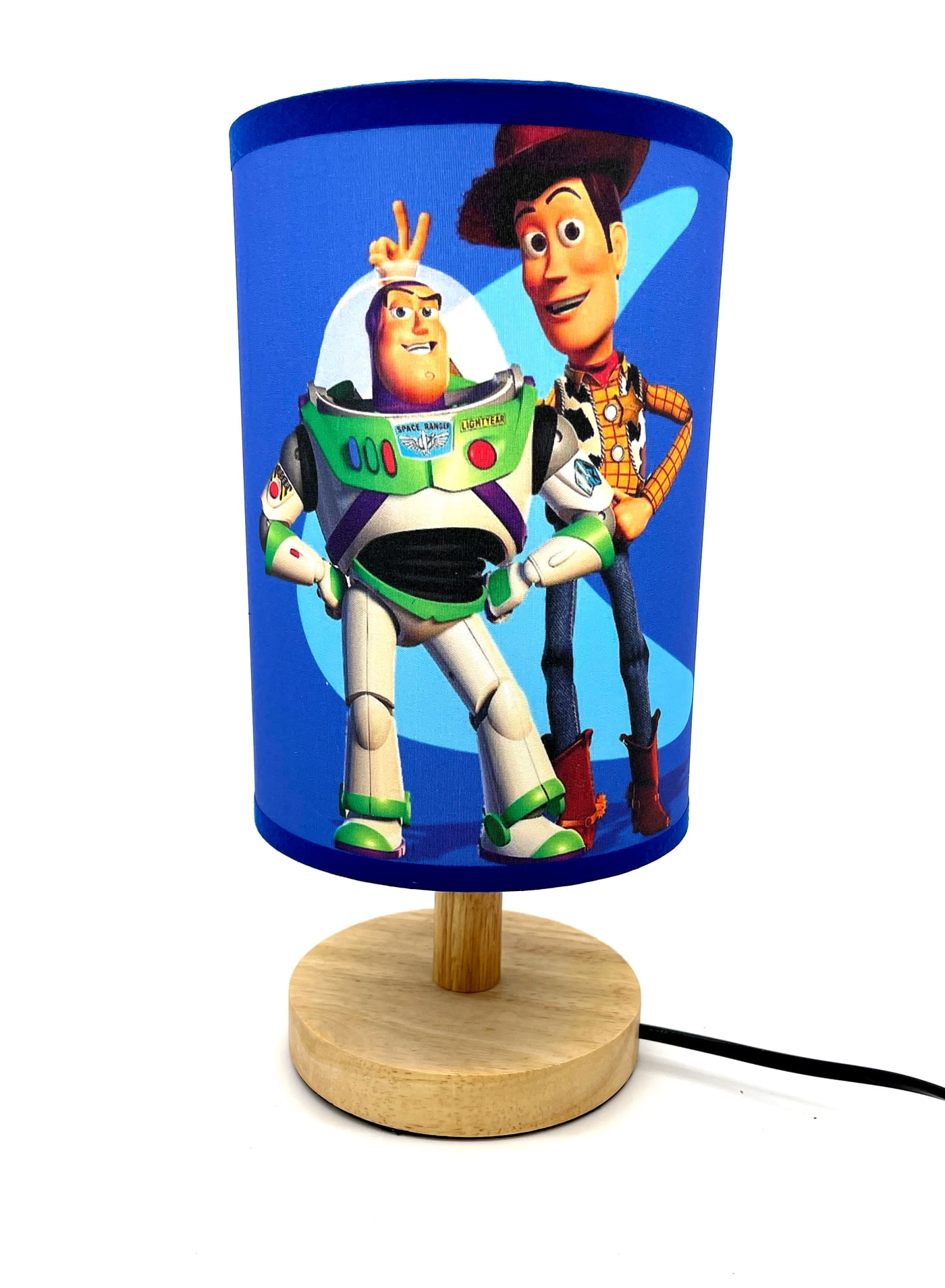 Woody Buzz Table Lamp Night Light Wood Base Room Decoration or Great Gift Ideas