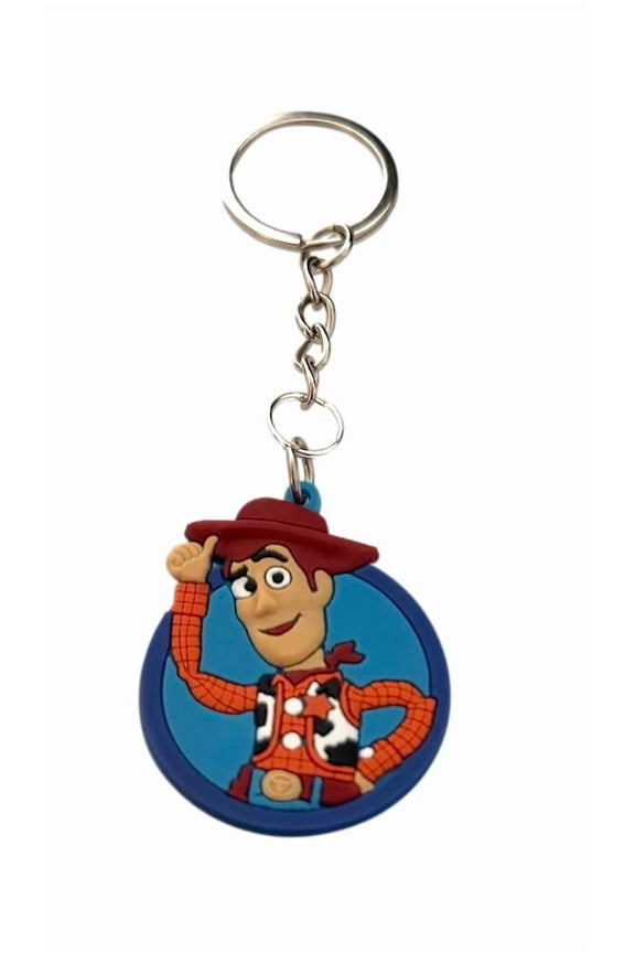 Woody Toy Story Soft Touch Rubber Keychain Keyring