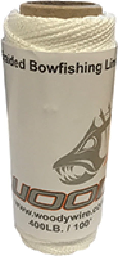 Woody Wire Bowfishing Braided Line 400Lb 100Ft