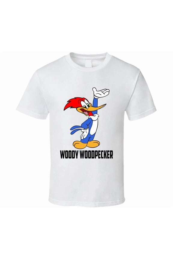Woody Woodpecker Cartoon Character Fan T Shirt