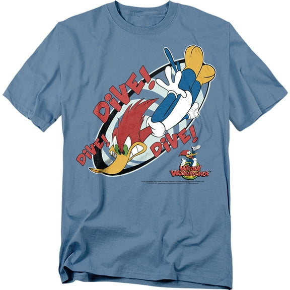 Woody Woodpecker T-Shirt Dive Unisex Graphic Tee For Men & Women