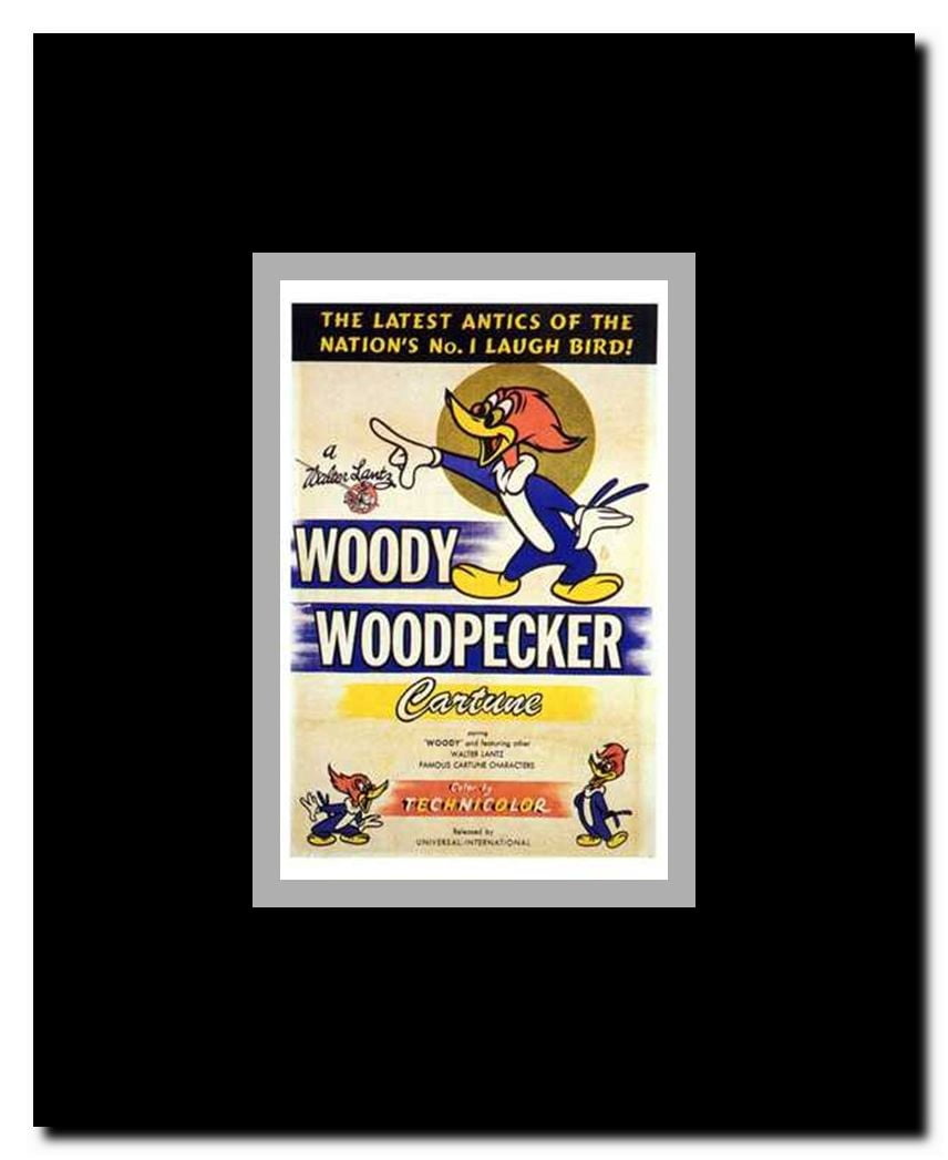 Woody Woodpecker Framed Movie Poster