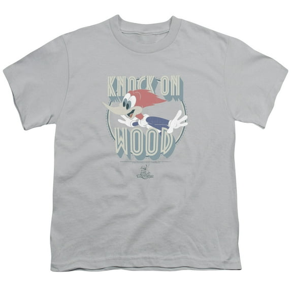 Woody Woodpecker - Knock On Wood - Youth Short Sleeve Shirt - Medium
