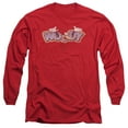 thumbnail image 1 of Woody Woodpecker Sketchy Bird Long Sleeve T-Shirt Adult 18/1 Red, 1 of 1