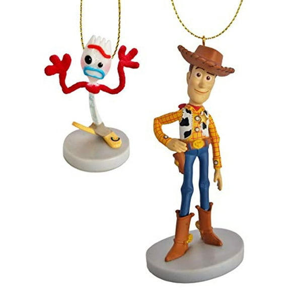 Woody and Forky from Toy Story 4 Figurine Holiday Christmas Tree Ornament - Limited Availability - New for 2019