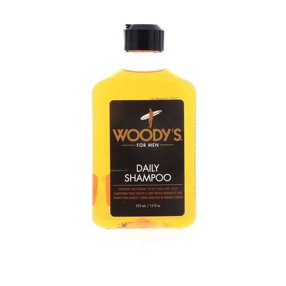 Woody's Daily Shampoo For Men 12 oz (Pack of 2)
