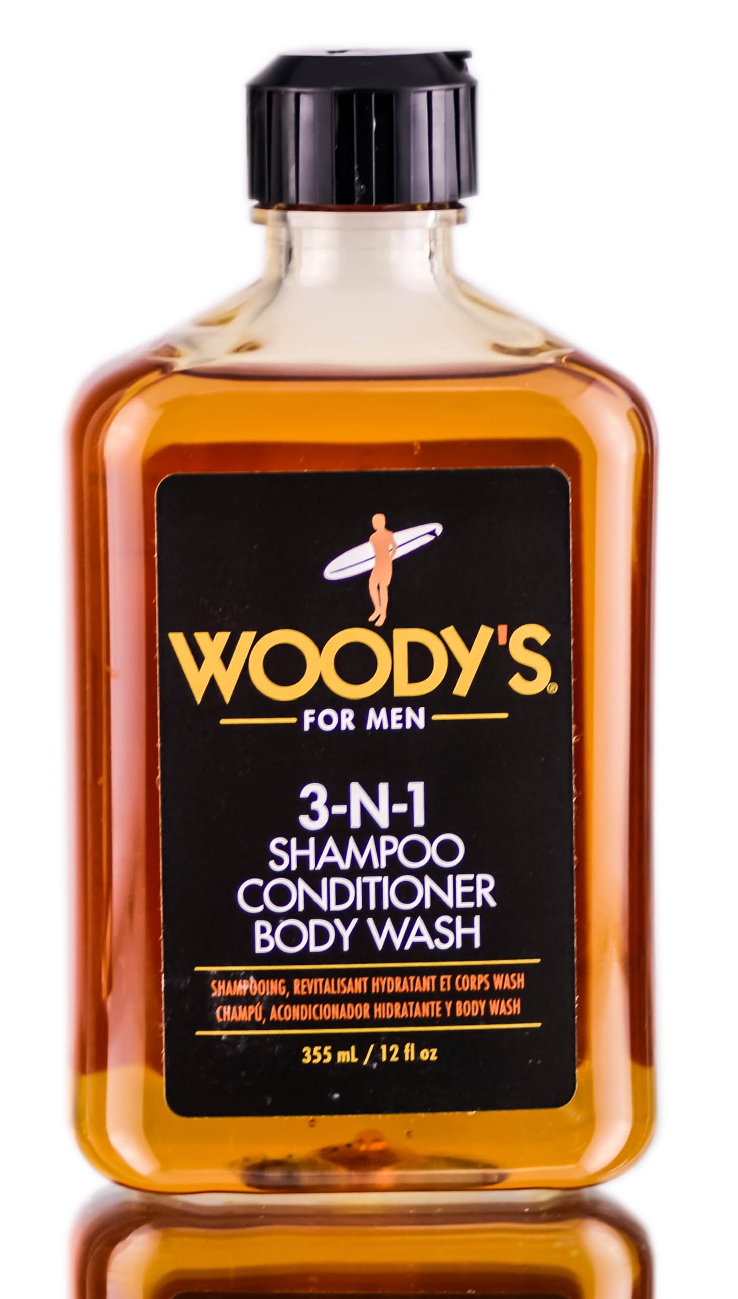 Woody's For Men 3N1 Shampoo, Conditioner & Body Wash 12 oz
