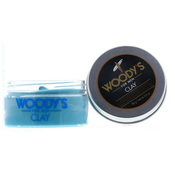 Woody's Quality Grooming for Men Clay Firm Flexible Hold Styling Product 4 Ou...