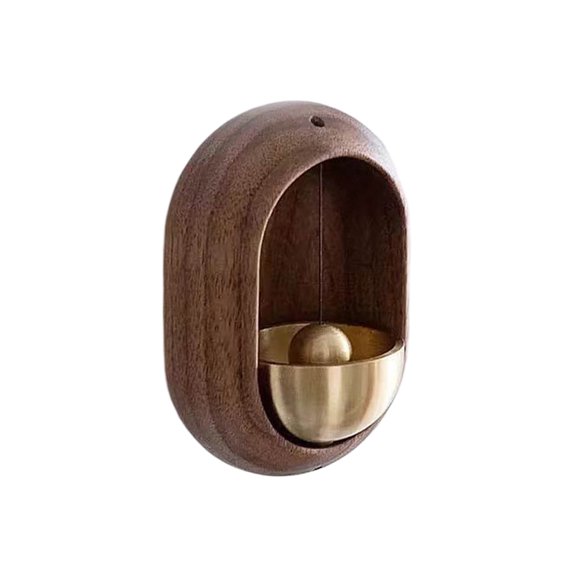 Woodybeing Decorative Wind Chime Melodic Tone Sensor For Interior Doors Opening Alert Gentle Sound Notification Device