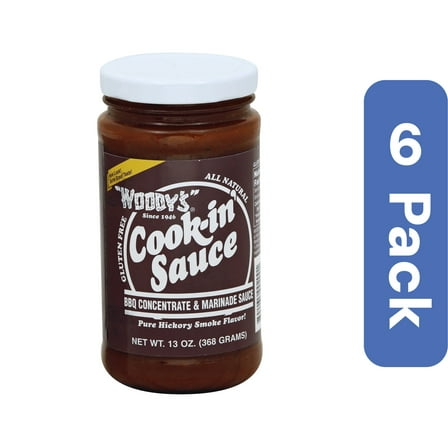 Woodys Cook-In Sauce 13 oz (Pack Of 6)