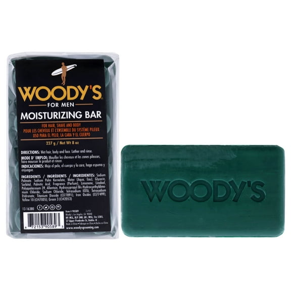 Woodys Moisturizing Body Bar , 8 oz Soap