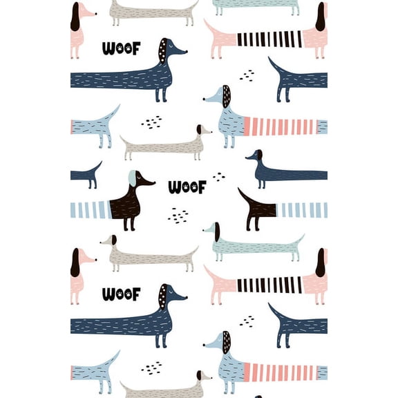 Woof (Blank Lined Journal), (Hardcover)