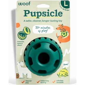 Woof The Pupsicle Treat Dispensing Dog Toy, Forest Green, Large
