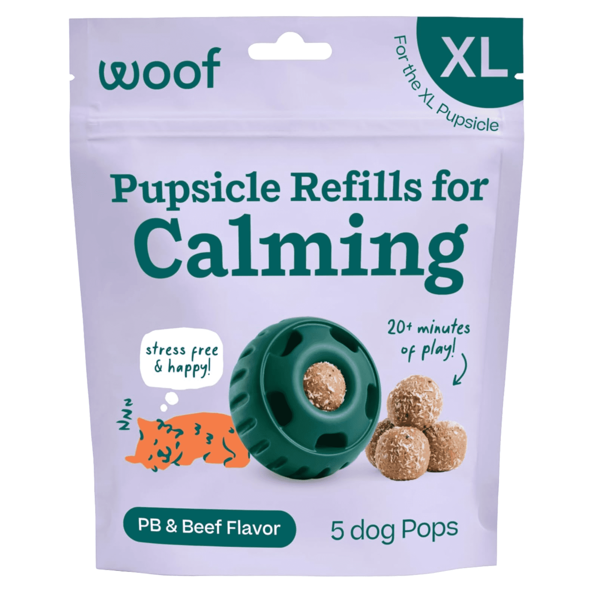 Woof Dog Wellness Pops Calming Extra Large 5 Count