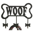 thumbnail image 1 of Woof Family Pet Dog Bone Shaped 3 Hook Wall Rack Metal 9 Inch, 1 of 2