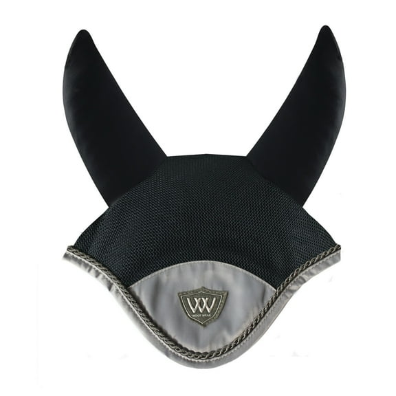 Woof Wear Vision Ergonomic Fly Veil (Black/Brushed Steel, M)