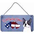 thumbnail image 1 of Woof if you love America Boston Terrier Wall or Door Hanging Prints, 1 of 1
