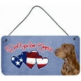 thumbnail image 1 of Woof if you love America Field Spaniel Wall or Door Hanging Prints, 1 of 1
