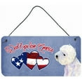 thumbnail image 1 of Woof if you love America Westie Wall or Door Hanging Prints, 1 of 1