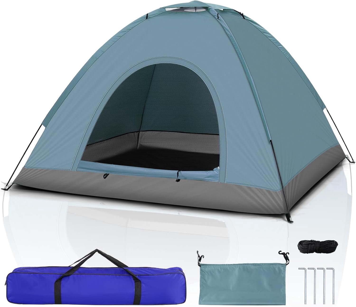 pavillo zelt Bestway Hike Dome 2 250x230x95 cm, kompaktes Trekkingzelt für 2 Personen, mit 2 Eingängen und fluoreszierenden Spannseilen Sport & Freizeit Tent Size Option:For 20x 10 Tents Cowabunga, dude! 🏄‍♂️, https://gma.abc/3MJA1tA Used Four Wheel Camper