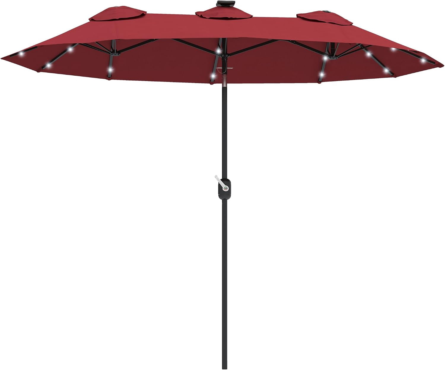 WoofPaw Double Sided Patio Umbrella | Large Outdoor Market Umbrella, 3 ...