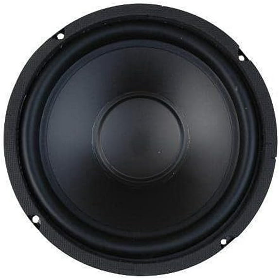 Woofer with Polypropelyne Cone and Rubber Surround, 8", 50 Watts RMS at 4 Ohm
