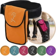 Woofhoof Cell Phone Holder, XL Green On The Calf/Leg Band Holster - Perfect Horse Accessories, Universal Fit, Padded Strap, Magnetic Closure, Made of Durable Nylon, Machine Washable