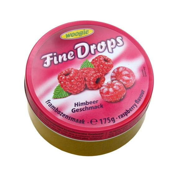 Woogie Fine Drops Raspberry Flavor 6.17 oz (175g)