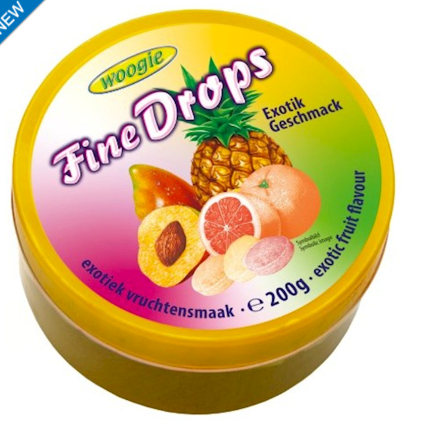 Woogie Hard Candy Exotic Flavor 200 gr metal tin - 2 packs
