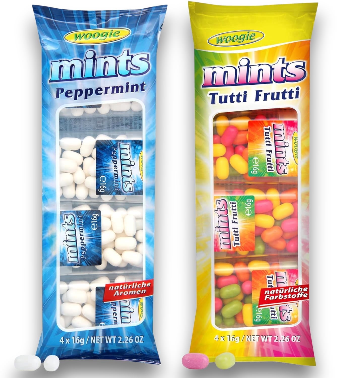 Woogie Mints variety pack - Multiple Mini Mints Packs with Fruity ...