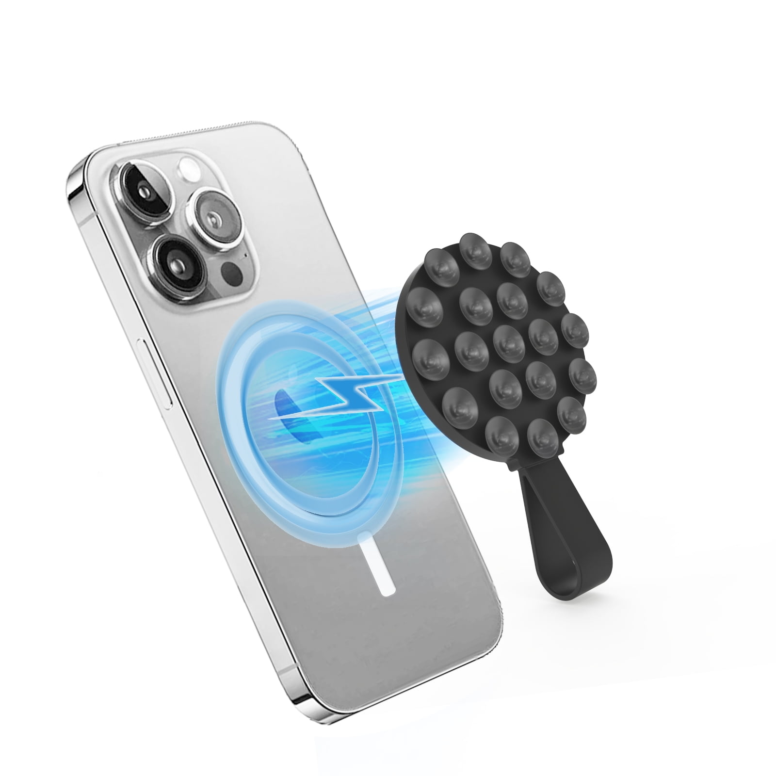 Silicone Phone Sticky Grip Secure Suction Cup Phone Mount For