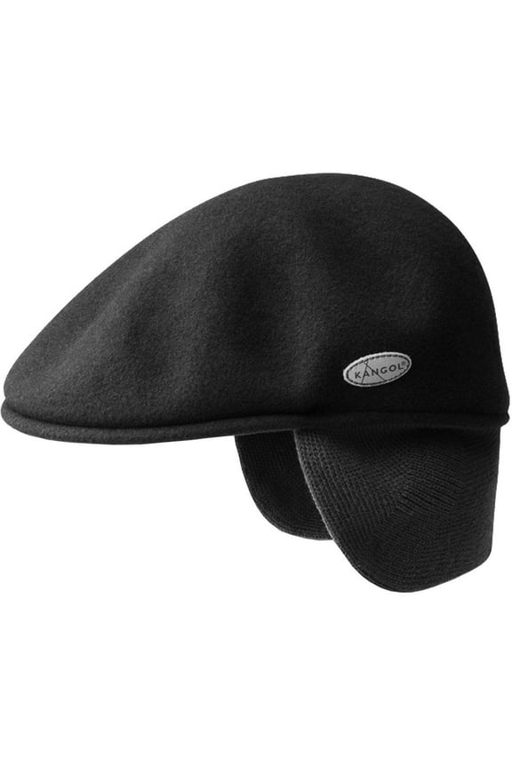 Wool 504 Earflap - Black/XL
