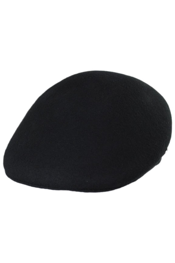Wool Ascot Cap - XXL - Black