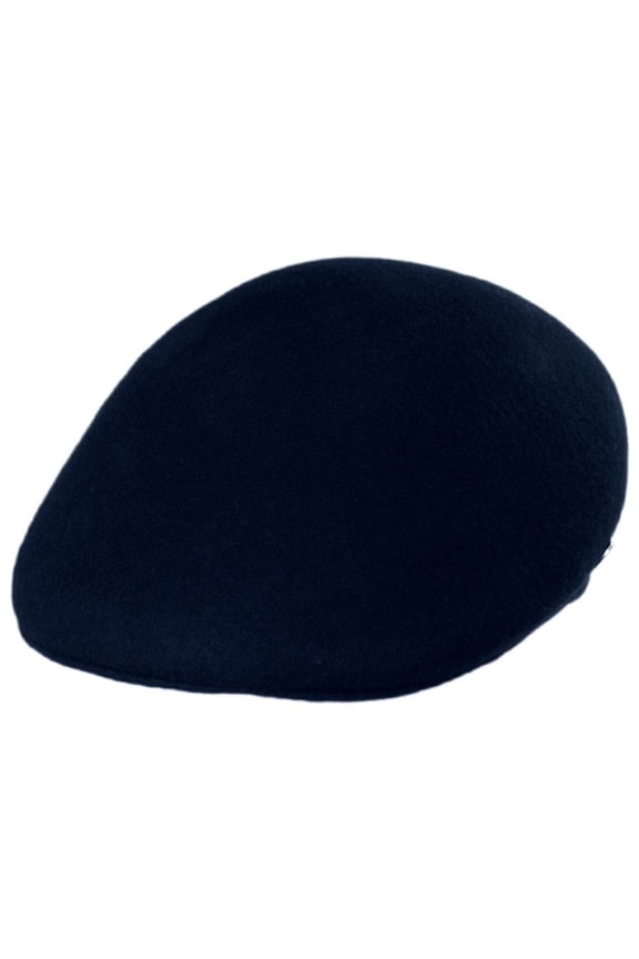 Wool Ascot Cap - XXL - Navy Blue