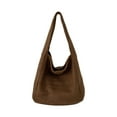 thumbnail image 1 of Wool Bags for Women Woolen Hobo Handbag Bag Tote Bag Retro Suede Shoulder Bag Fall Purse Large Capacity One Shoulder Bag for Holiday Work School, 1 of 6
