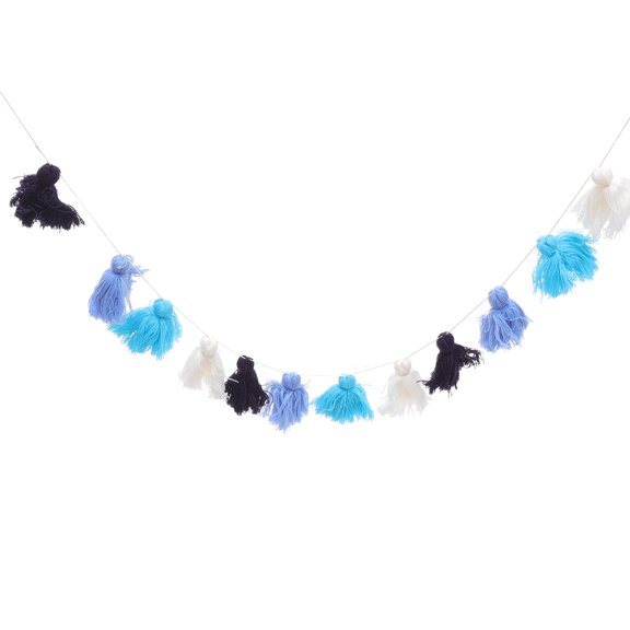 Wool Ball Tapestry Tassel Wall Pendant Decorative Ornament Western Style Rainbow Garland Room
