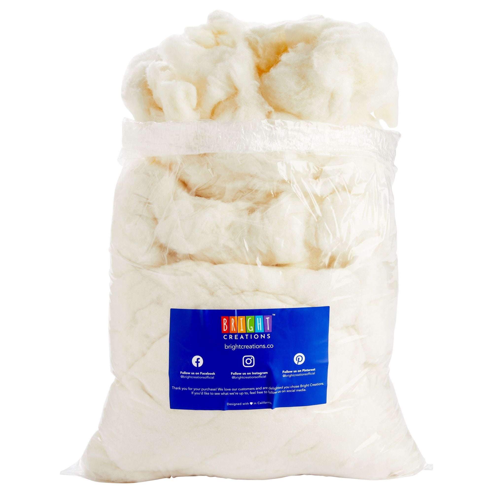  Wool Batting for Stuffing Animals, Crafts, Cushions, Pillow  Filler, Needle Felting (16oz, Natural White) : Arts, Crafts & Sewing