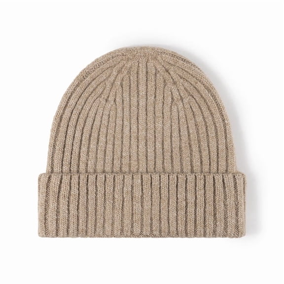 Wool Beanie Hat for Cold Weather Winter Warm