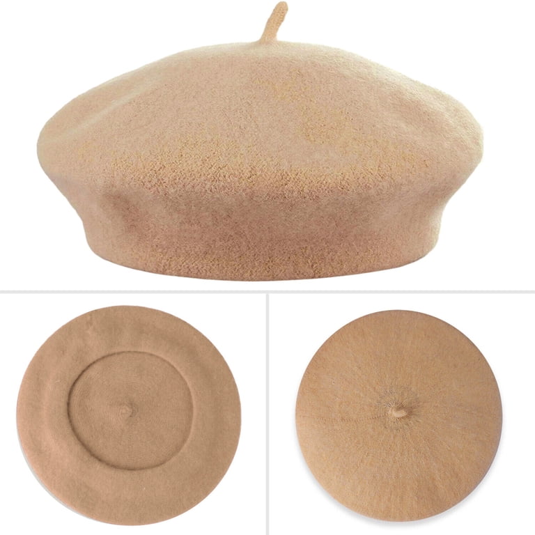 Wool Beret Hat for Women, Classic French Beret Hat, Women  display picture 1