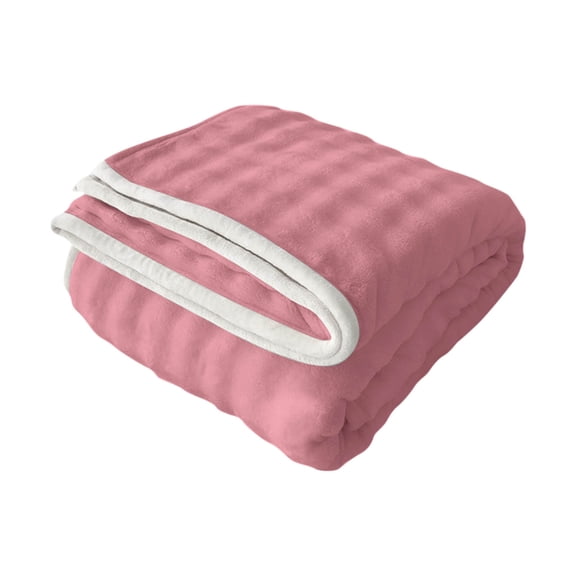 Wool Blanket, Fleece Throw, Reversible Warm Blanket for Indoor Outdoor Use, Soft Breathable Comfortable Lightweight 100x150cm