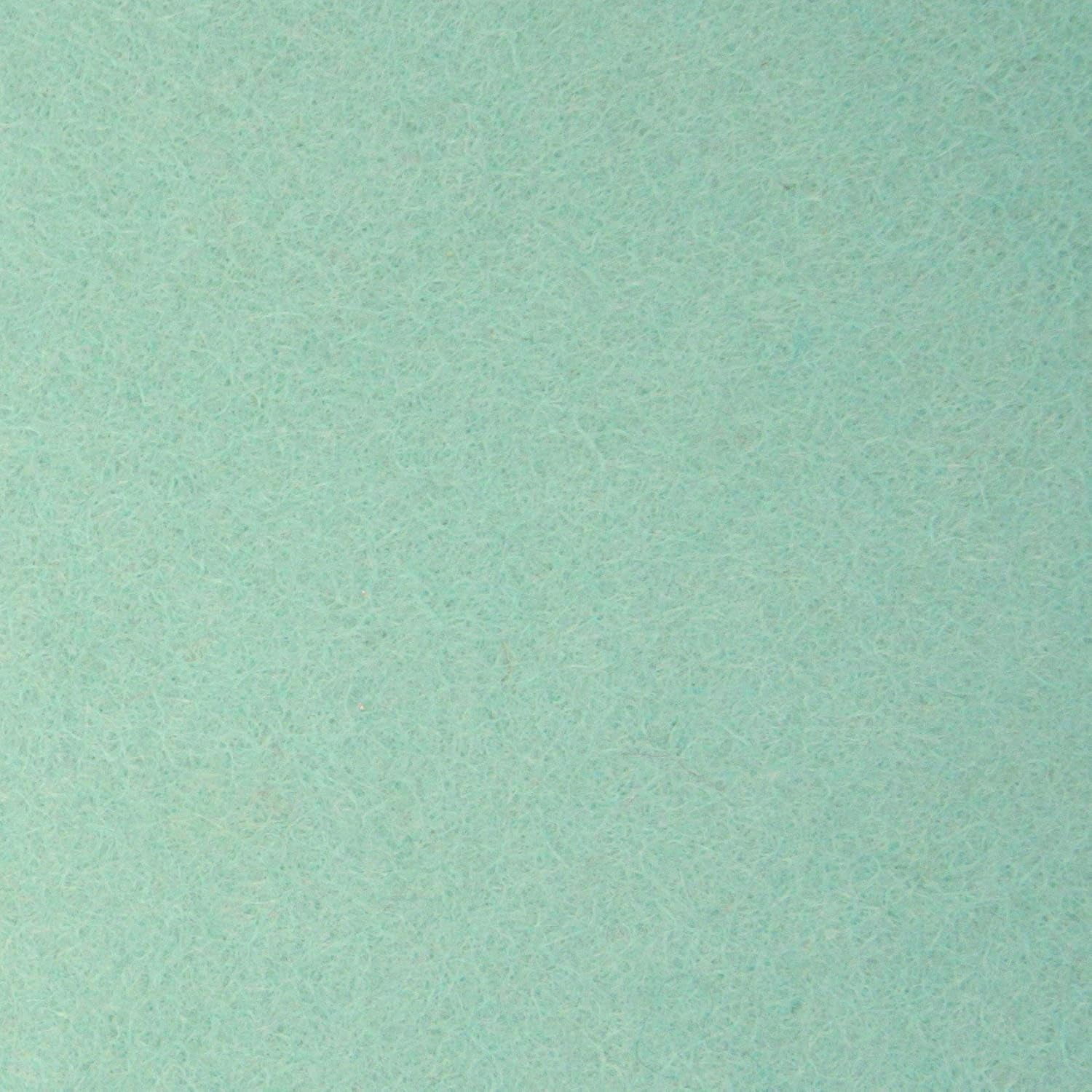 Wool Blend Felt, Merino, by The Half Yard, Yardage, 1/2 Yard, , Blue Mint Green (Jadeite)