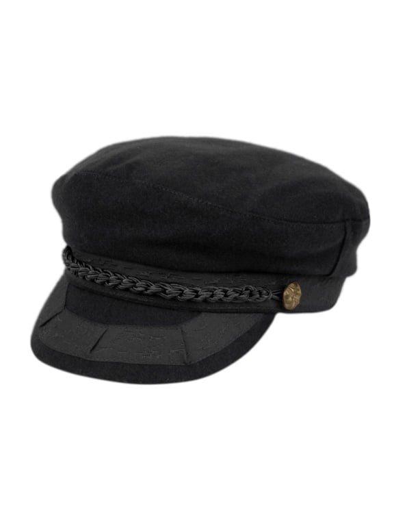 Wool Blend Fishman Sailor Fiddle Drive Hat Flat Cap for Man and Woman